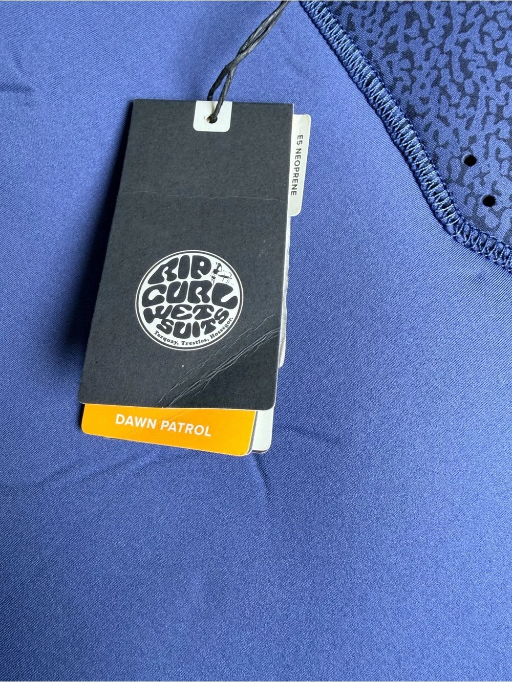 Rip Curl Dawn Patrol Youth 16 4/3 Chest Zip Wetsuit Blue Green NWT